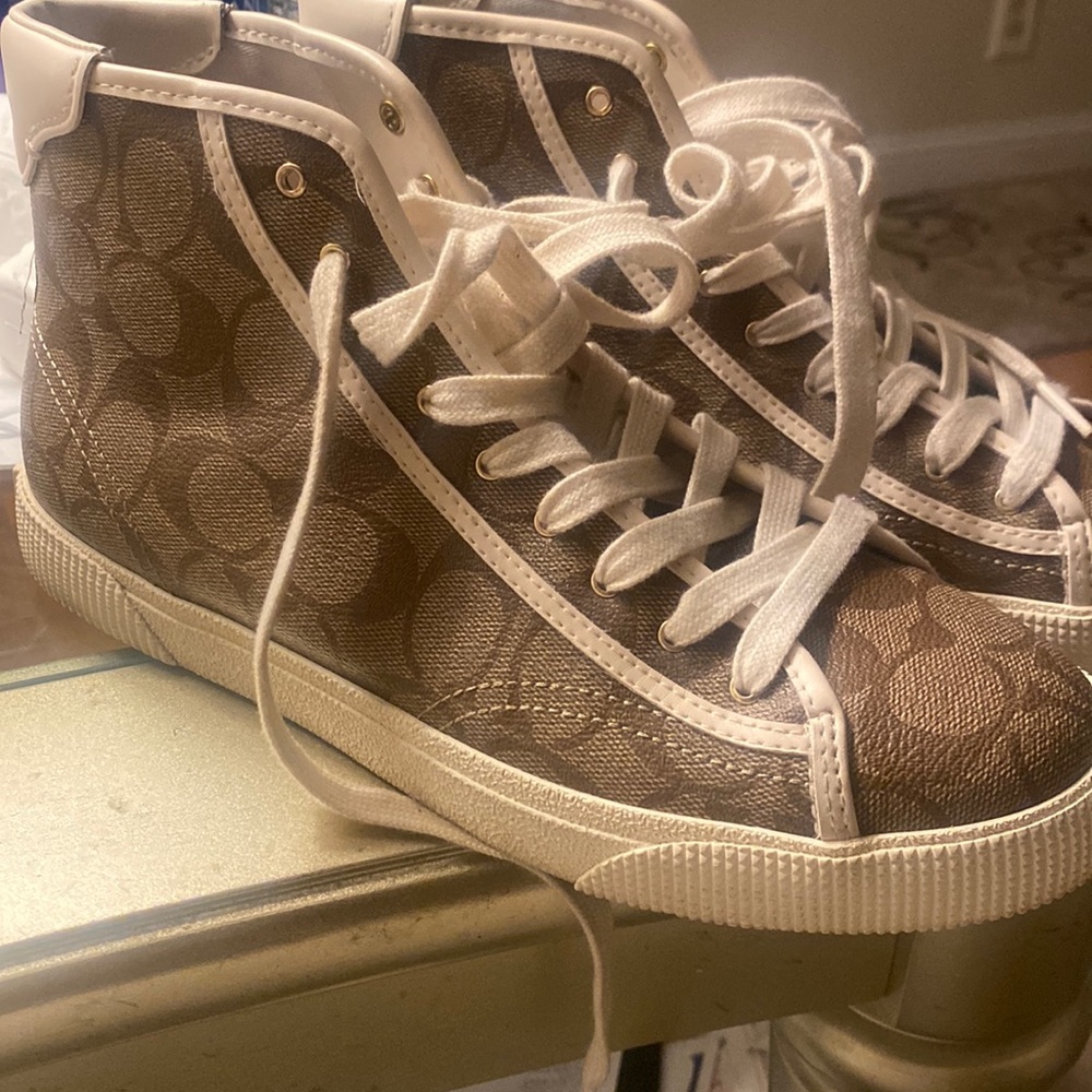 Coach high top sneaker